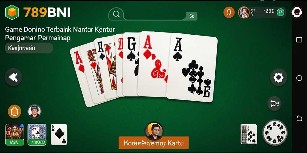 Tampilan permainan Domino 789BNI yang seru dan interaktif.