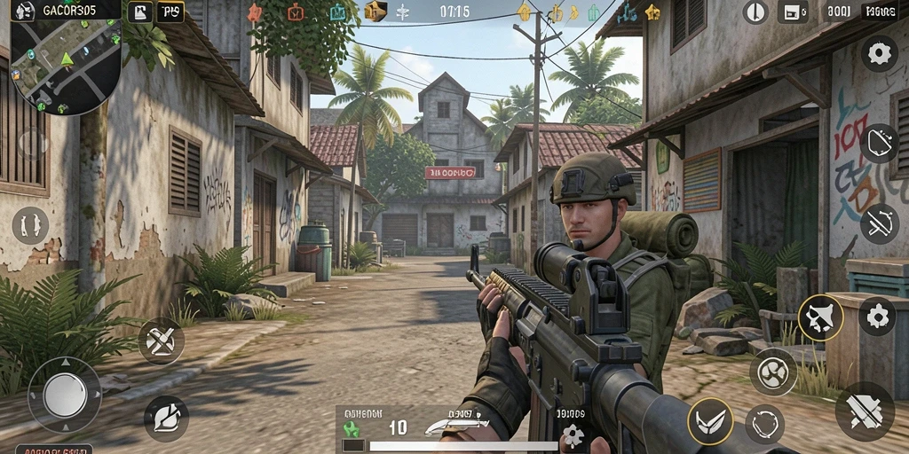 Gameplay menarik GACOR305 dengan aksi pertempuran yang intens.