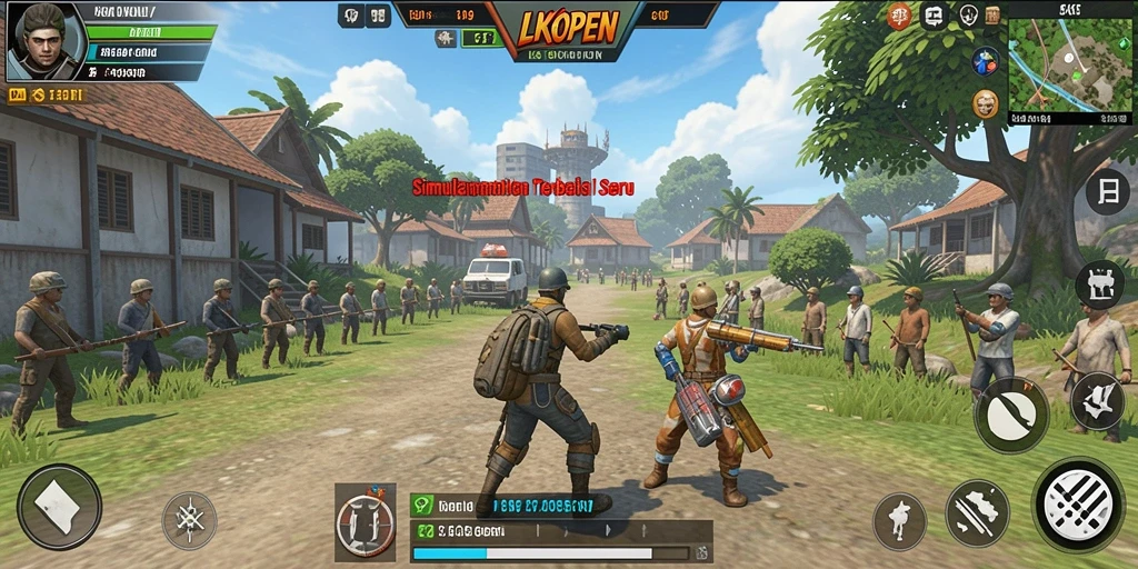 Tampilan gameplay <strong>LKOPEN</strong> yang menarik dan imersif.