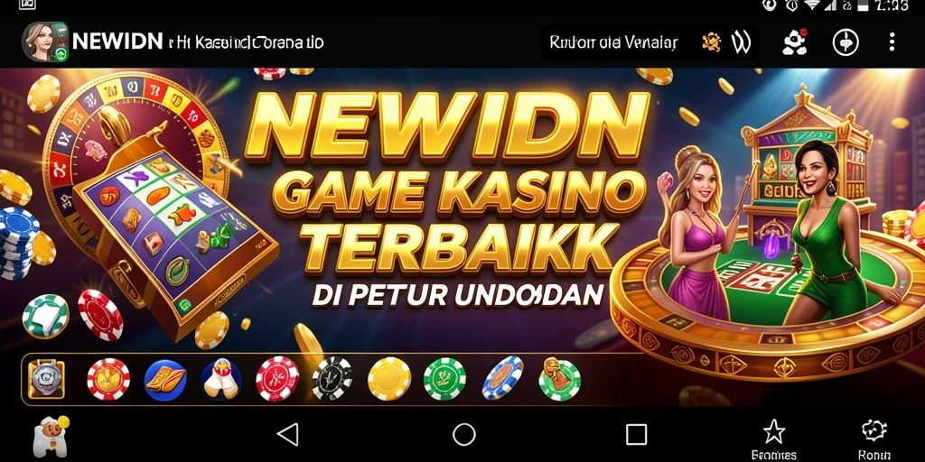 Tangkapan layar dari gameplay Kasino yang menarik di NEWIDN.