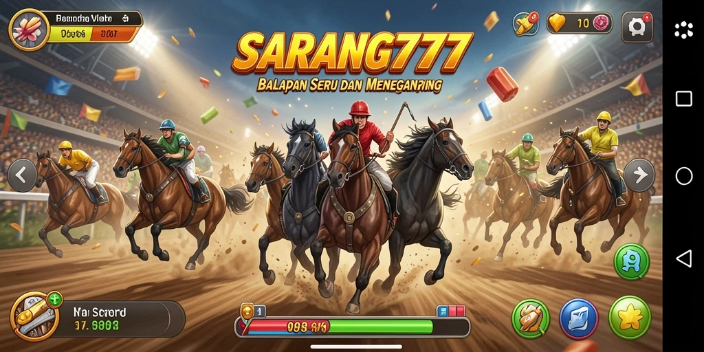 Tampilan gameplay Racing yang mendebarkan dan penuh aksi.