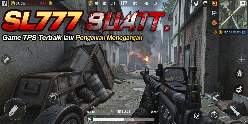Tangkapan layar menunjukkan karakter dalam aksi di medan perang TPS.