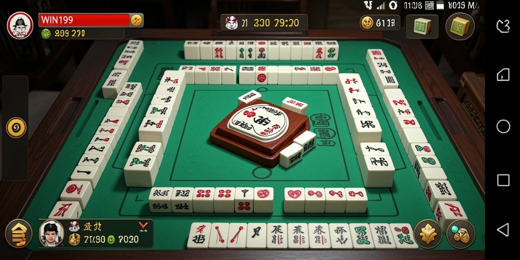 Skrinsut gameplay Mahjong di WIN199 yang menarik dan menantang.